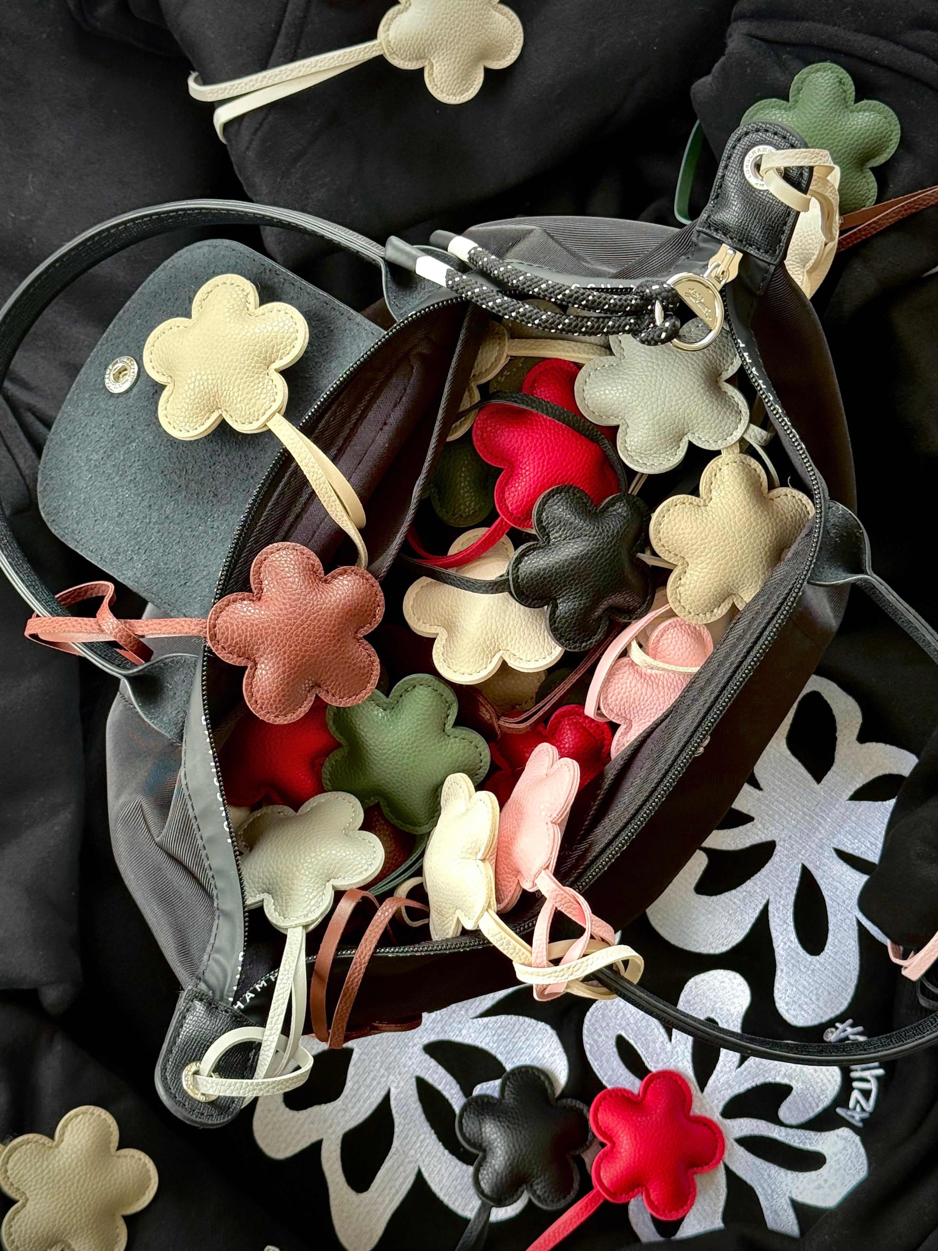 Porte Clé AZUREA® Cuir Végan