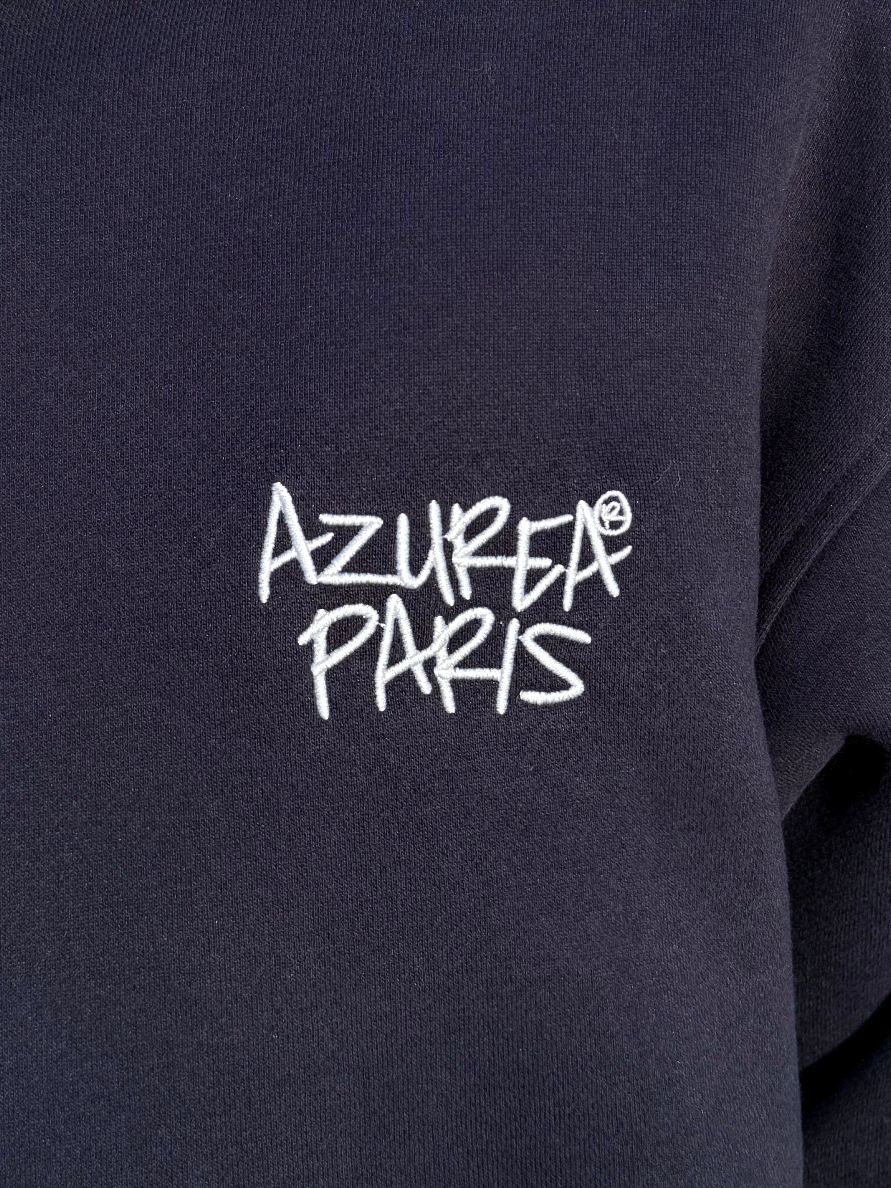 Sweat Brodé "Moon" - Bleu Marine