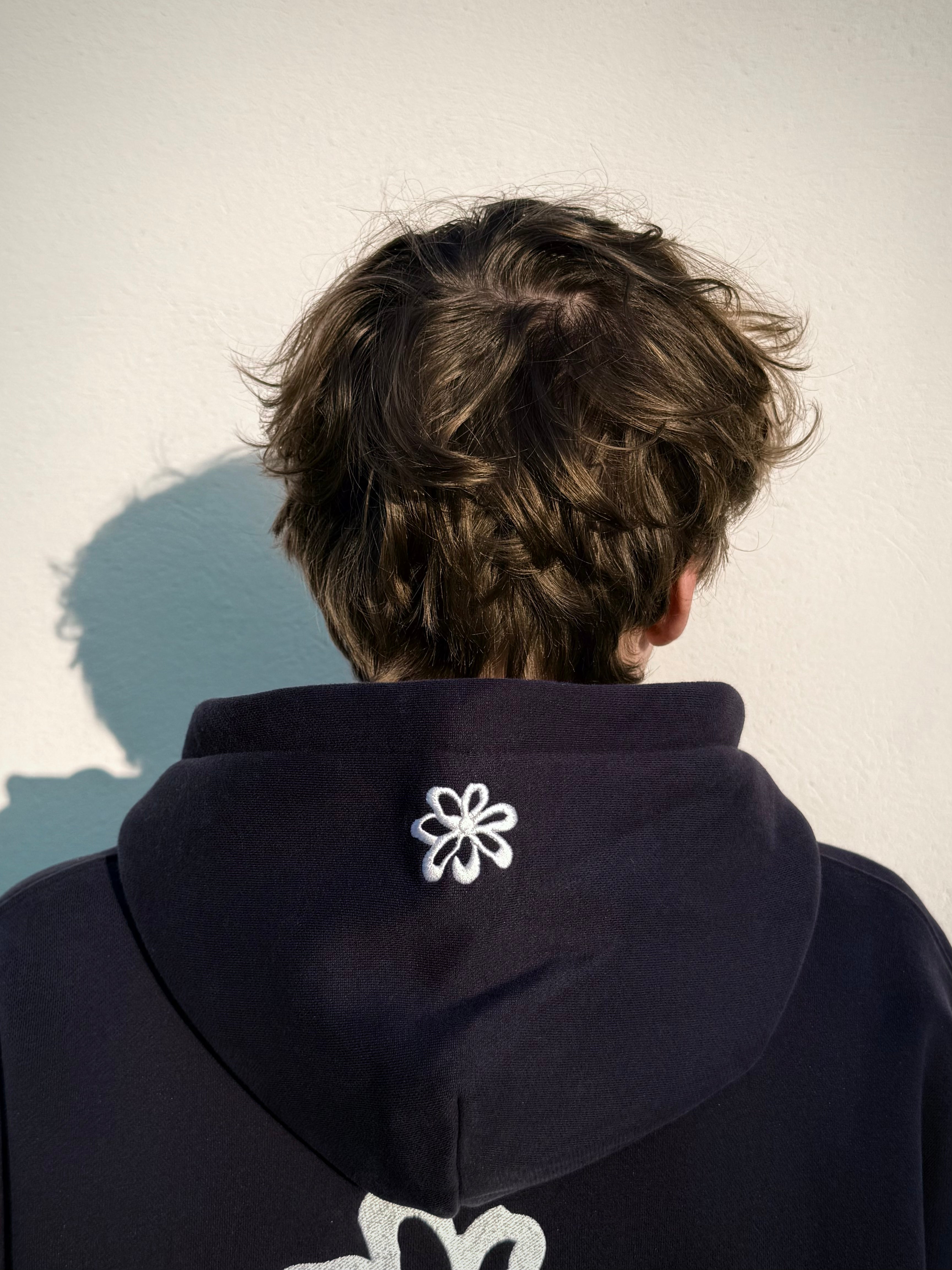 Sweat Brodé "Moon" - Bleu Marine