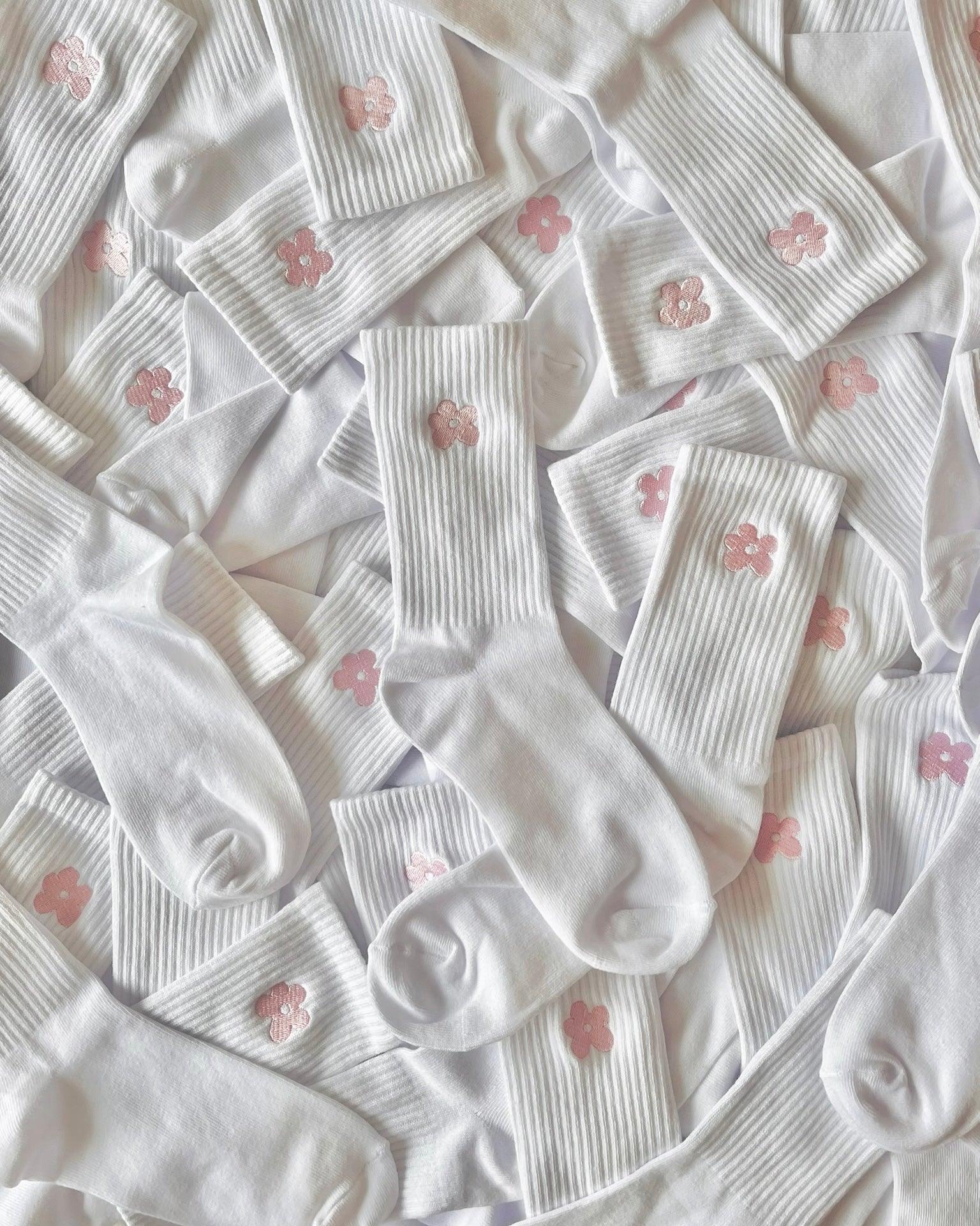 Chaussettes Brodées Azuréa - Édition Limitée