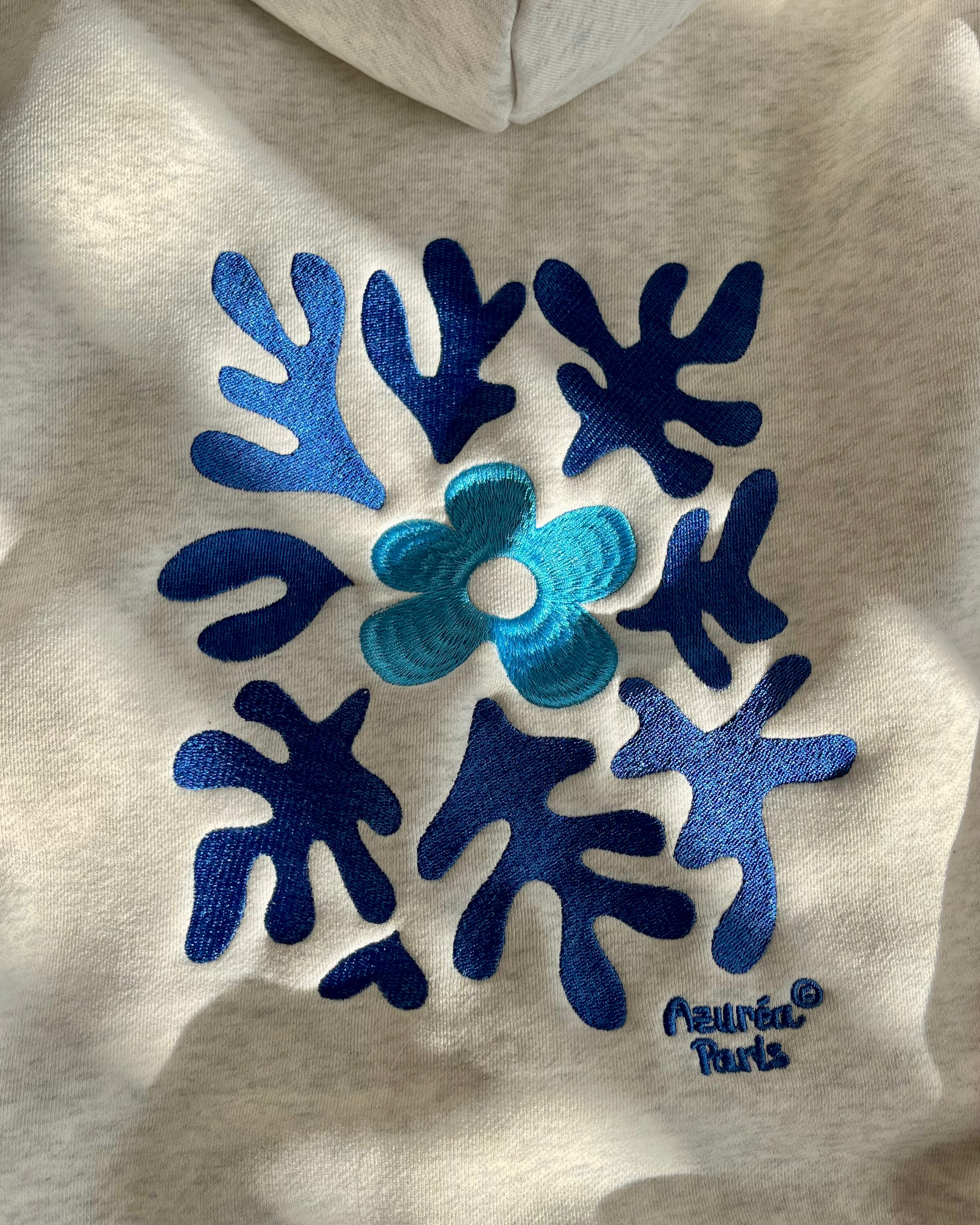 Origins “Winter Flower” Embroidered Sweatshirt