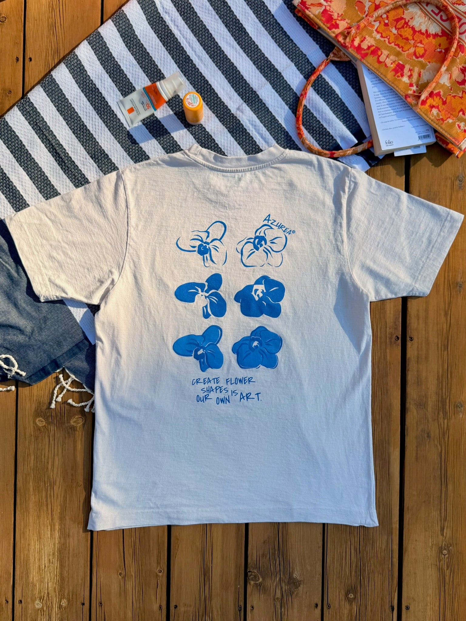 T-shirt AZUREA's vormen