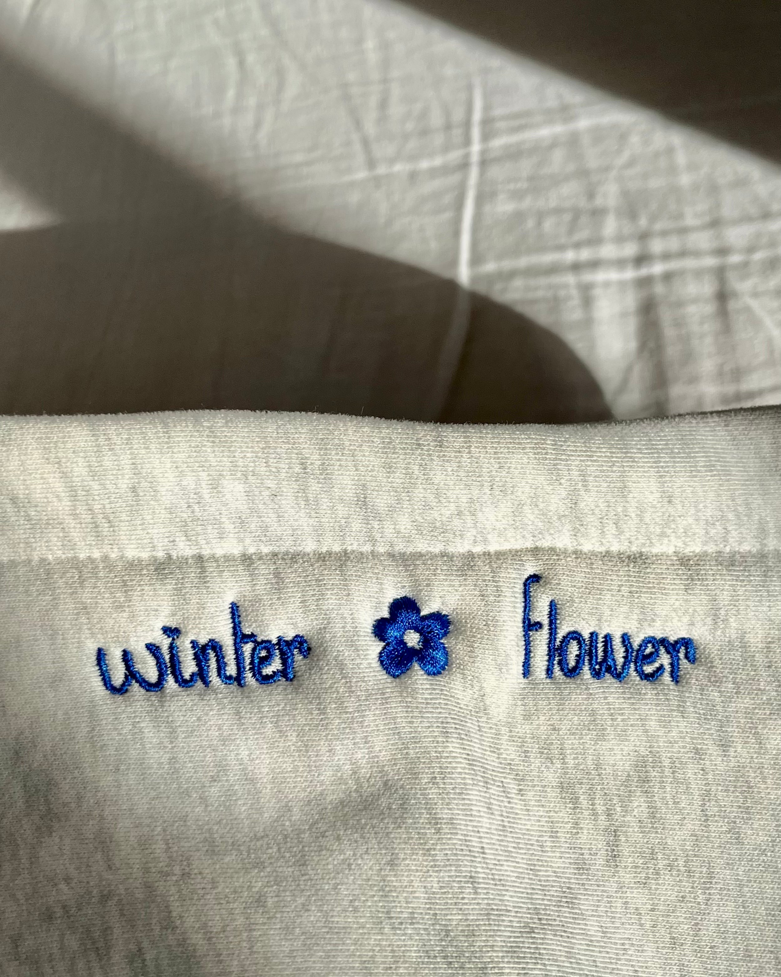 Origins “Winter Flower” Embroidered Sweatshirt