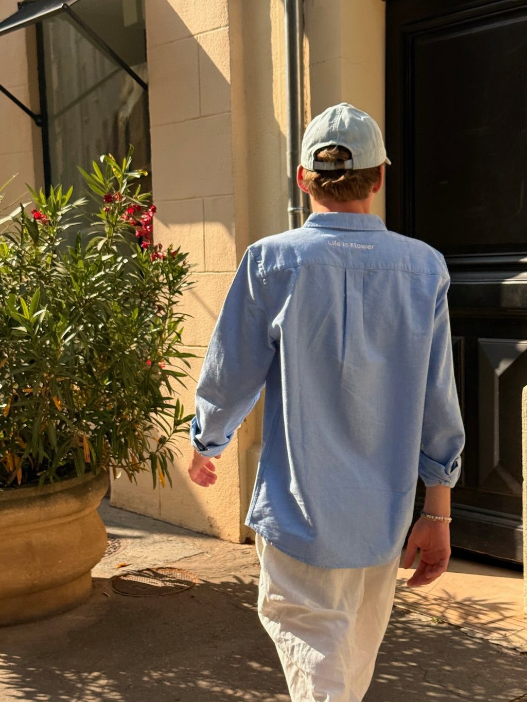 Chemise De Pêche Reel Life Bleue Manches Longues - Drapeau USA - Homme Taille L