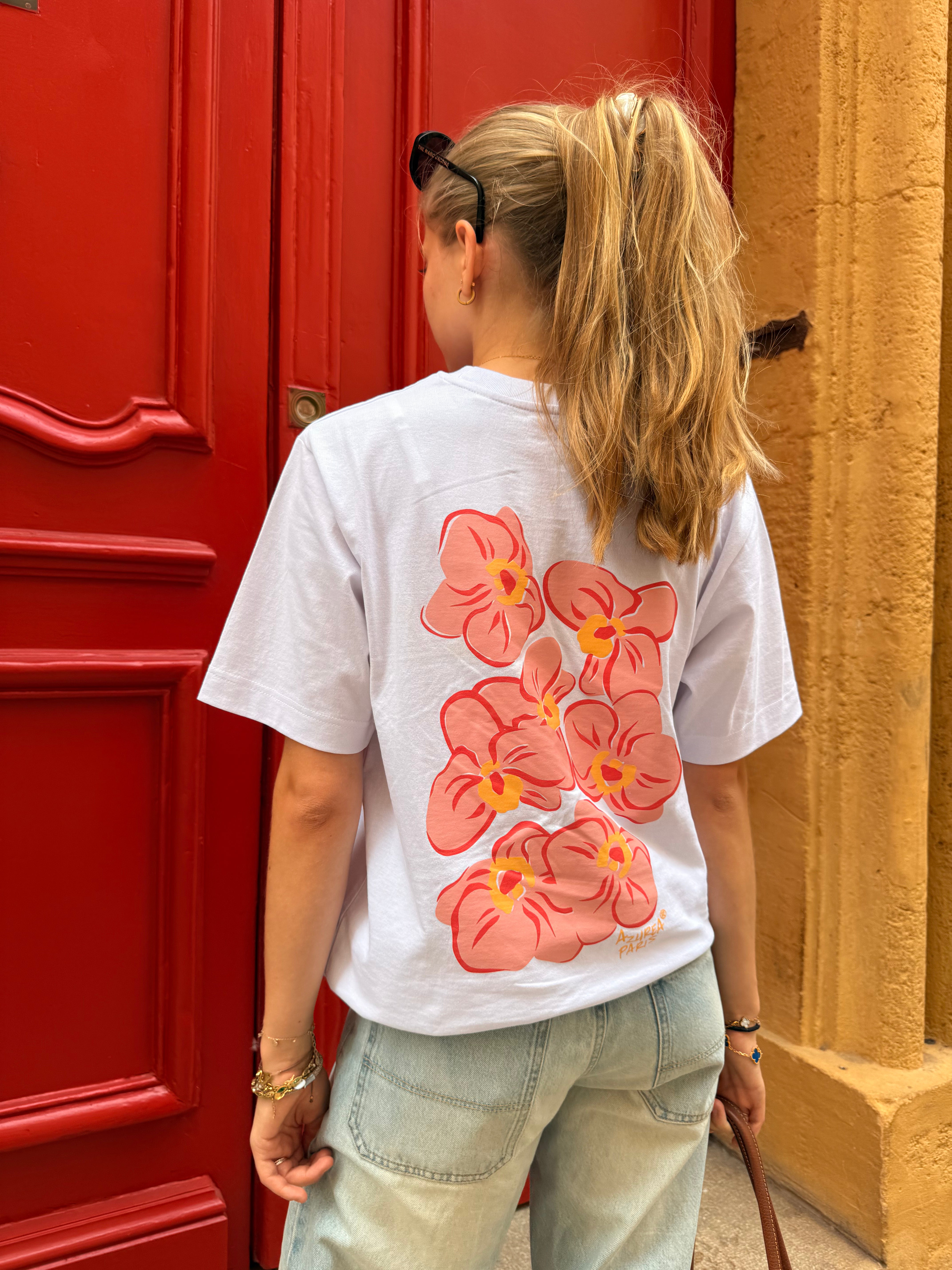 T-Shirt Pétalas - Rosa