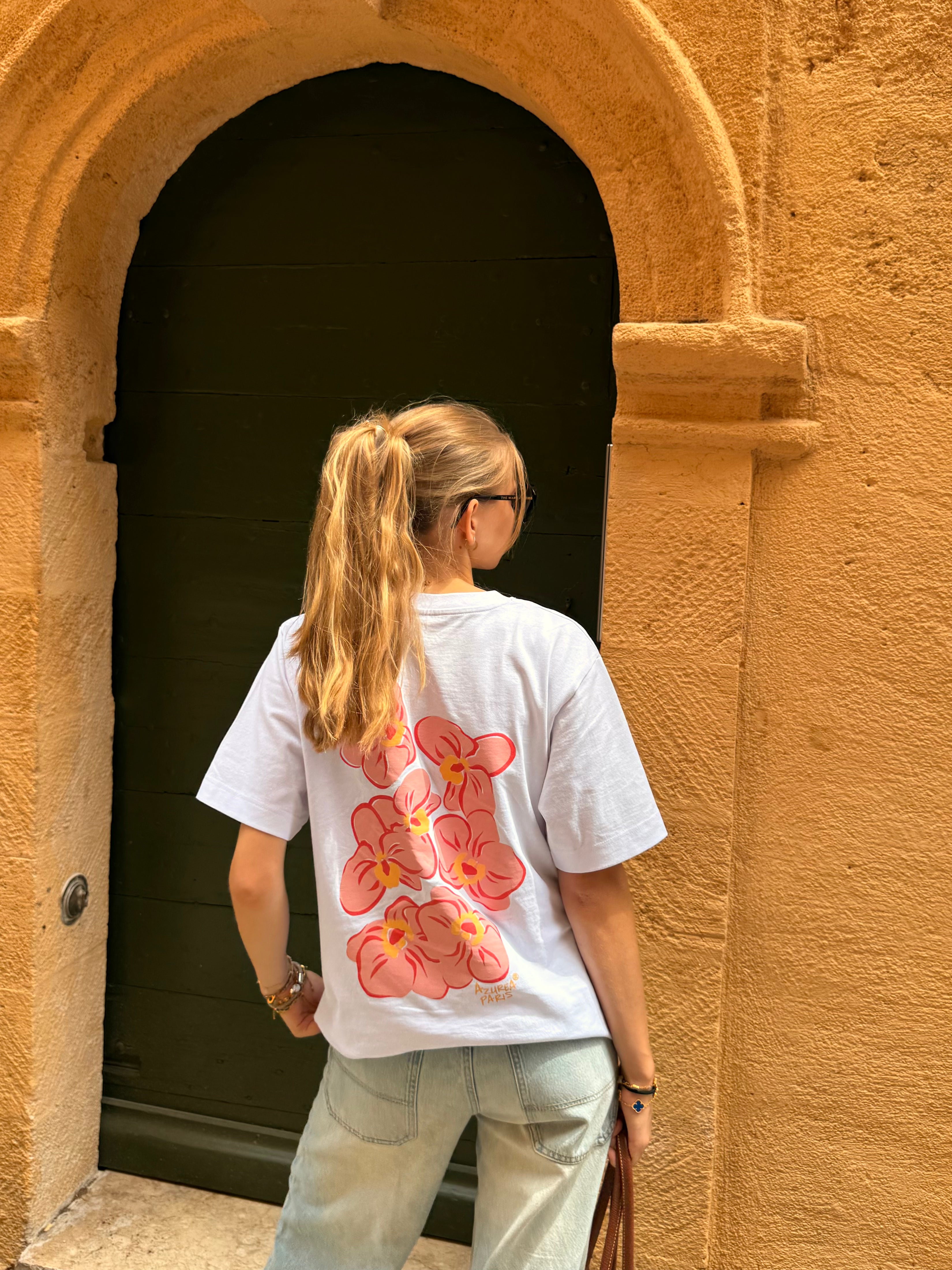 T-Shirt Pétalas - Rosa