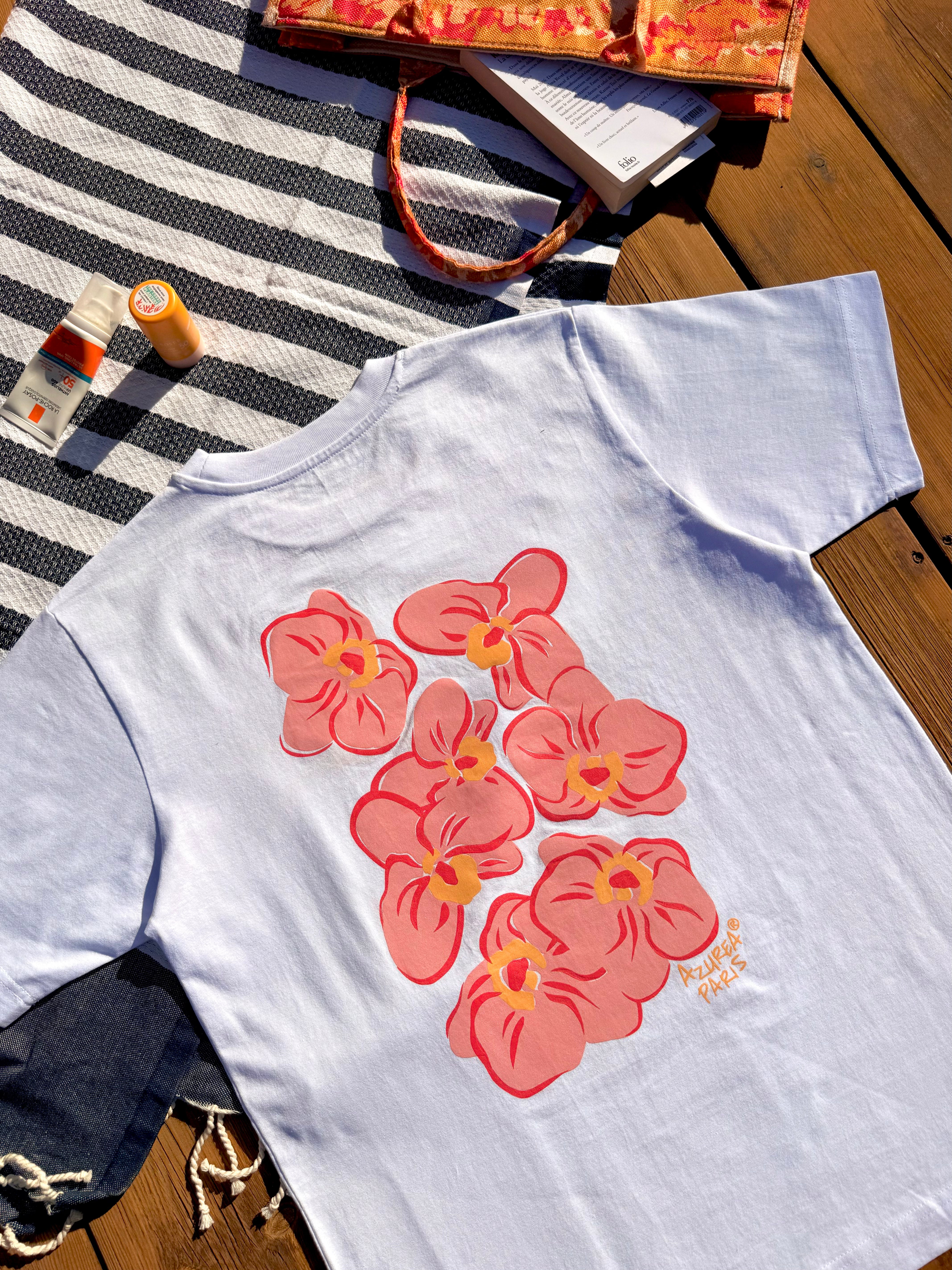 T-Shirt Pétalas - Rosa