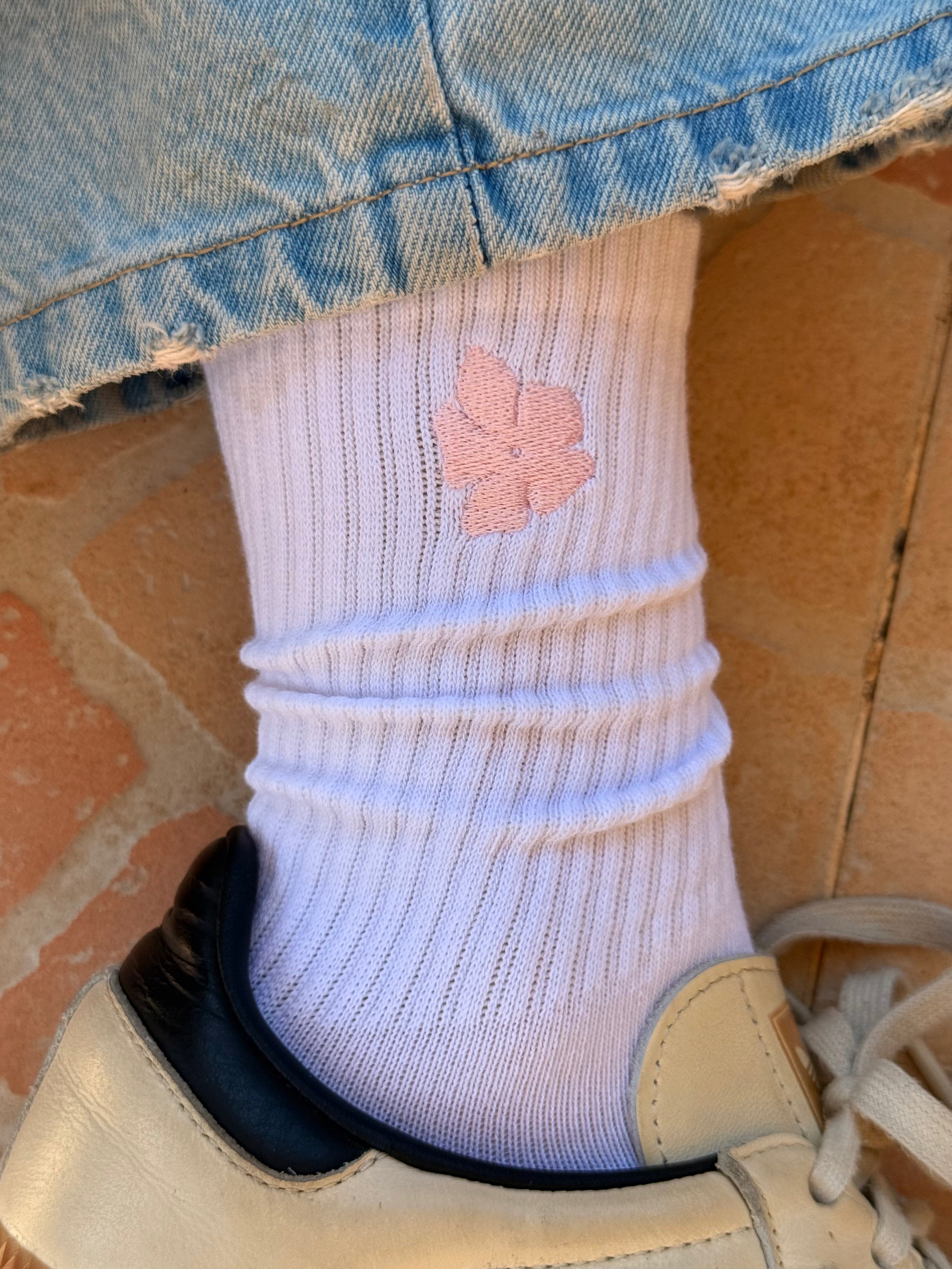 AZUREA embroidered socks