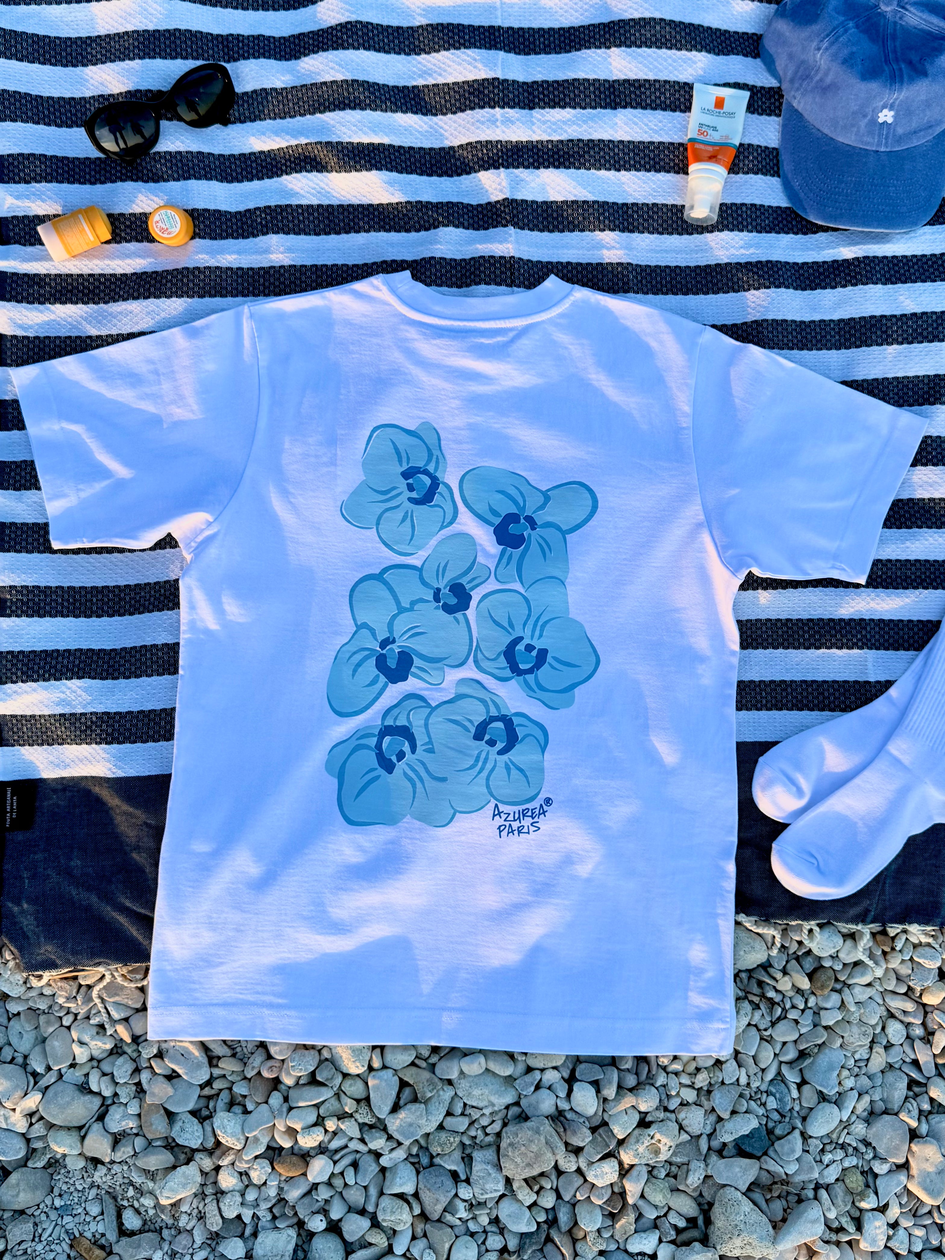 Petals T-Shirt - Blue